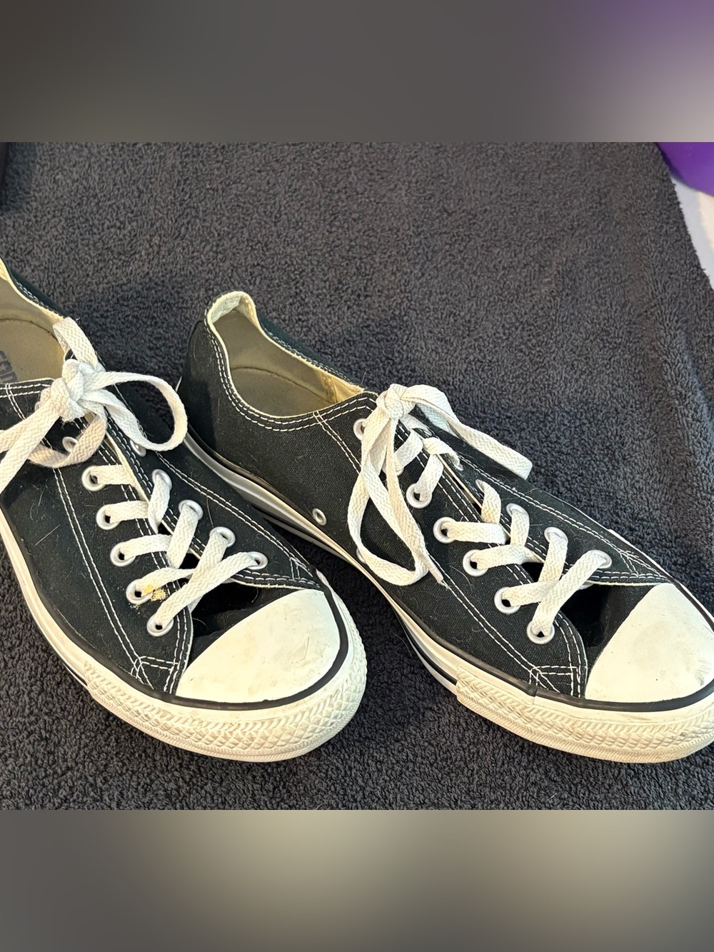Classic black Converse Chuck Taylor All-Star Low Top sneakers Sz men’s 10.5 - Picture 5 of 12